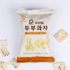 순 우리밀 두부과자 50g X 10봉 국산콩 개별포장 [원산지:상세설명에 표시]