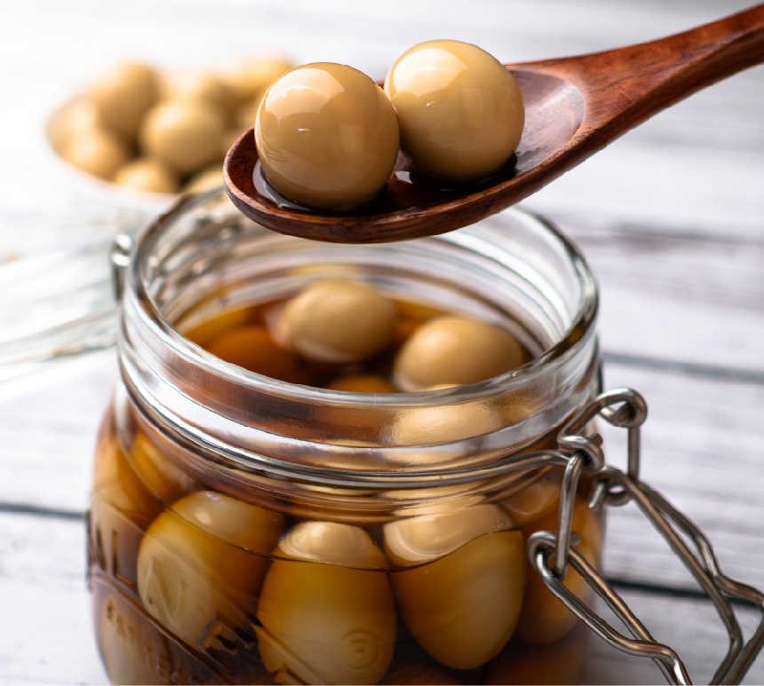 정원 대용량 메추리알 장조림 1.7kg (국내산 메추리알 100개 내외) [실온보관]