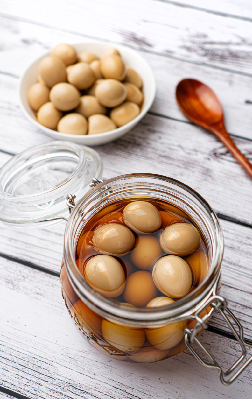 정원 대용량 메추리알 장조림 1.7kg (국내산 메추리알 100개 내외) [실온보관]