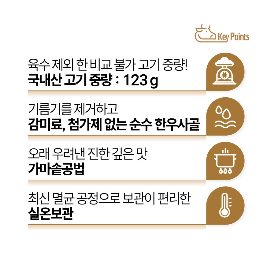 아바프레시 국내산 고기로 만든 가마솥 알스지 도가니탕 600g