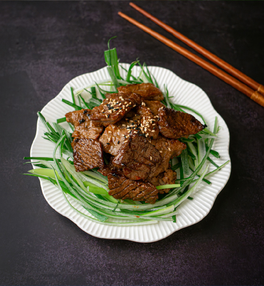 제주산 마늘양념 돼지칼집구이 400g 국내산 마늘