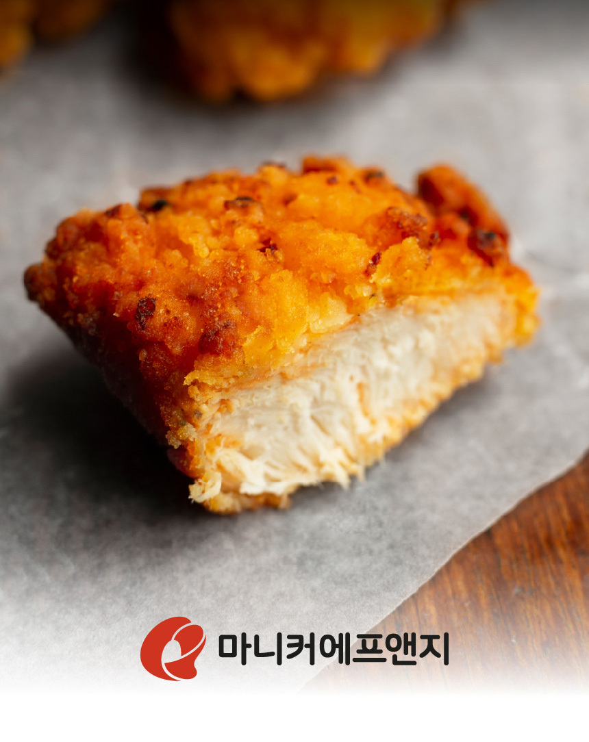 [마니커에프앤지] 케이준 치킨텐더 1kg x 2봉 순살치킨 안심 에어프라이어