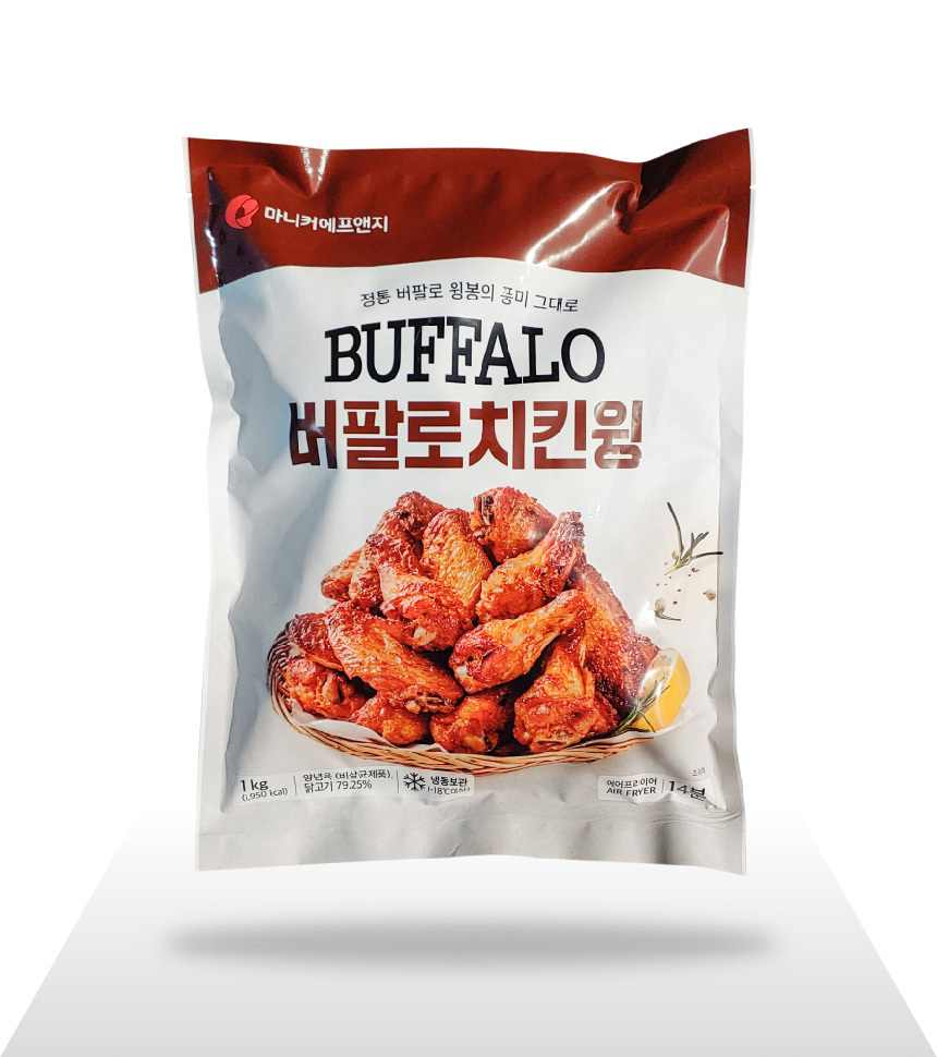 [마니커에프앤지] 버팔로 치킨윙봉 1kg (윙+봉) 닭봉 닭날개